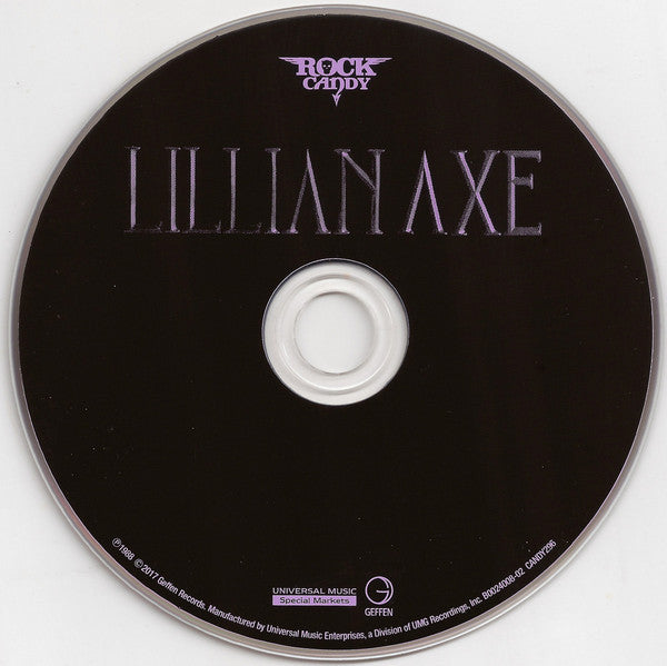 Image of Label Cover of 3354046S: CD - LILLIAN AXE, Lillian Axe (Rock Candy ; CANDY296, UK 2017)   VG+/VG+