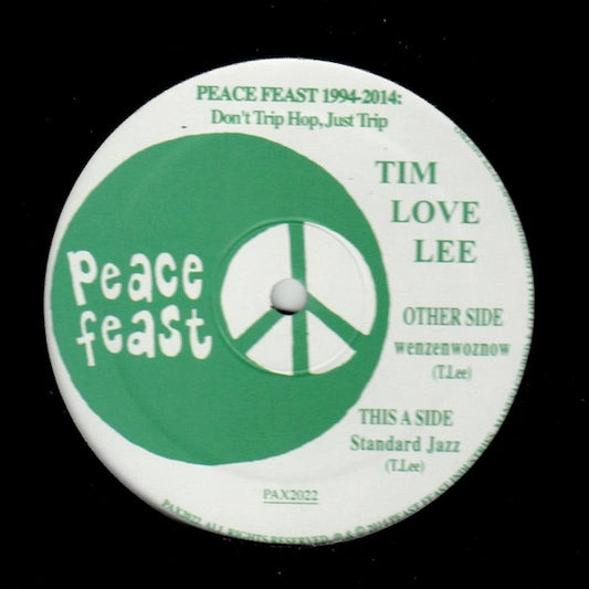 Image of Front Cover of 3314269C: 12" - TIM LOVE LEE, Standard Jazz / wenzenwoznow (Peace Feast; PAX2022, US 2015)   /VG+