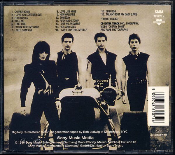 Image of Back Cover of 3234256E: CD - JOAN JETT AND THE BLACKHEARTS*, Glorious Results Of A Misspent Youth (Sony Music Media; SMM 486507 2, Germany 1996, Jewel Case)   VG+/VG+