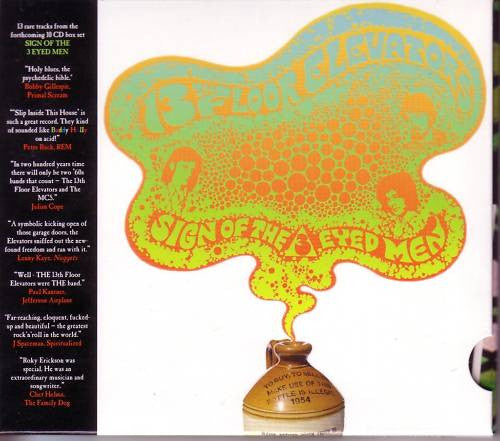 Image of Front Cover of 3234261E: CD - 13TH FLOOR ELEVATORS, Sign Of The 3 Eyed Men (International Artists; IA#14/CD-P, UK 2008) Strong VG+  VG+/VG+