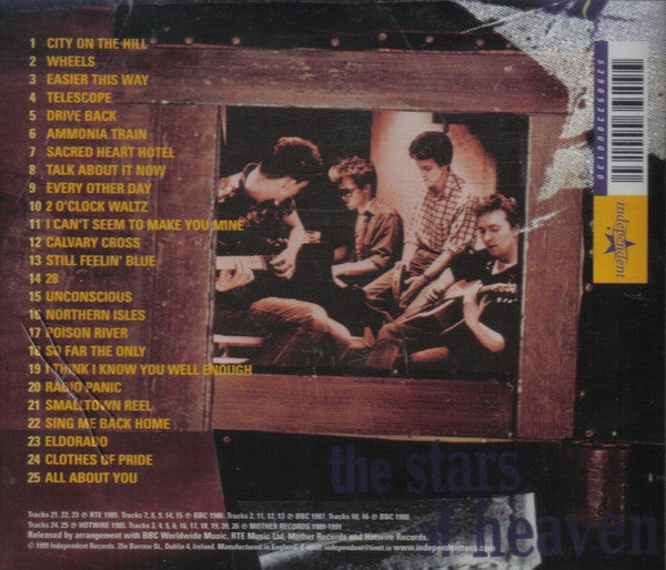 Image of Back Cover of 3234286E: CD - THE STARS OF HEAVEN, Unfinished Dreaming (Independent Records; IND CD 14, Ireland 1999, Jewel Case)   VG+/VG+