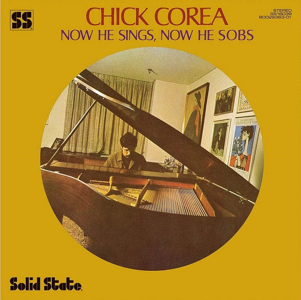 Image of Front Cover of 4844330S: LP - CHICK COREA, Now He Sings, Now He Sobs (Solid State Records; B0029363-01, Worldwide 2019) Strong VG+  VG+/VG+