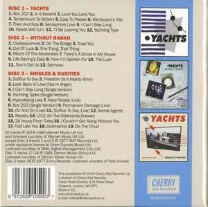 Image of Back Cover of 3234303E: 3xCD - YACHTS, Suffice To Say - The Complete Yachts Collection (Cherry Red Records Ltd.; WCRCDBOX50, UK 1980s Reissue, Box Set, Booklet)   EX/EX