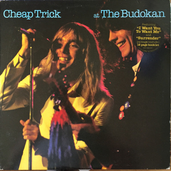 Image of Front Cover of LP - VG/VG+ - CHEAP TRICK, At The Budokan (Epic White Labels; EPC 86083, UK 1978, Booklet, Black Vinyl), No hype sticker.,  - 1616388C