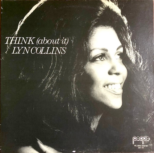 Image of Front Cover of 3314345C: LP - LYN COLLINS, Think (About It) (People; PE 5602, US Reissue, Stereo) Very light edge wear on sleeve  VG/VG+