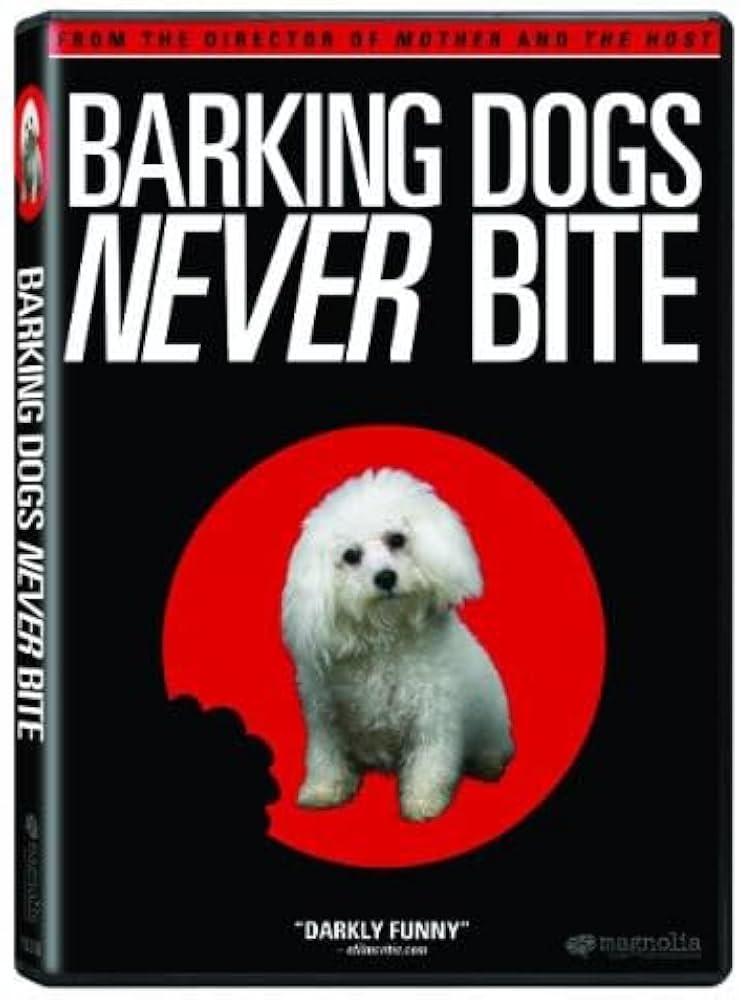 Image of Front Cover of 3354063S: DVD - BONG JOON-HO, Barking Dogs Never Bite (Magnolia home entertainment; , Europe 2010) Strong VG+  VG+/VG+