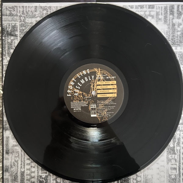 Image of Label Cover of LP - EX/VG+ - FRONT LINE ASSEMBLY, Tactical Neural Implant (Wax Trax! Records; WAX 9214, US 2022 Reissue, Inner, Black Vinyl), Still in hype stickered shrinkwrap.,  - 1816479C