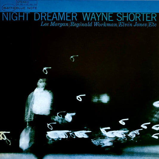 Image of Front Cover of 3324438E: LP - WAYNE SHORTER, Night Dreamer (Universal Music Group International; 00602547173065, Europe 2015 Reissue, Picture Sleeve, Company Inner, 180g Blue Note Records 75th Anniversary Vinyl Initiative Back To Blue Edition) Slight scratching to sleeve in places, as well as creased left edge. V strong VG sleeve. Record strong VG+  VG/VG+