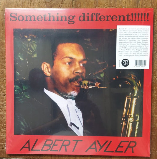 Image of Front Cover of 3414099C: LP - ALBERT AYLER, Something Different!!!!!! (Survival research; SVVRCH076, Europe 2023 Reissue) Still In Stickered Shrinkwrap  EX/EX