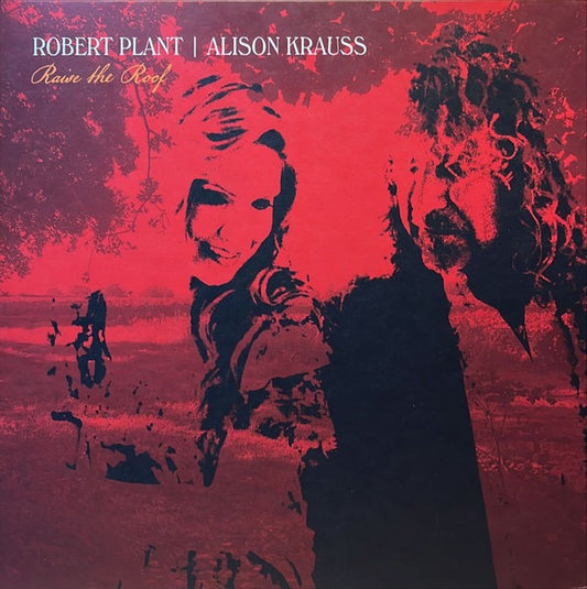 Image of Front Cover of 3434025E: 2xLP - ROBERT PLANT | ALISON KRAUSS, Raise The Roof (Warner Music; 0190296548857, Europe 2021, Gatefold, 2 Inners, Red Translucent Vinyl)   NEW/NEW