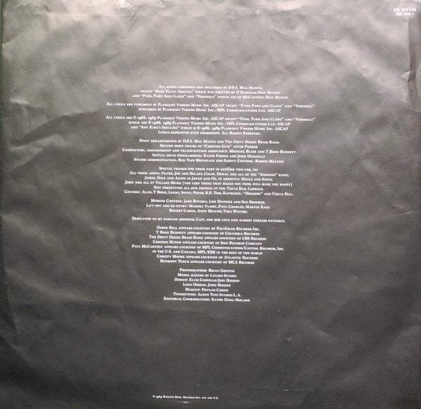 Image of Label Cover of LP - VG/VG - ELVIS COSTELLO, Spike (Warner Bros. Records; 925 848-1, UK 1989, Inner, TELDEC Pressing Without Embossed Number In Pressing Ring), Strong VG,  - 4316177C