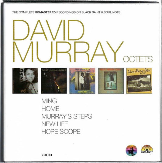 Image of Front Cover of 3414147C: 5xCD - DAVID MURRAY OCTETS, The Complete Remastered Recordings On Black Saint & Soul Note (Black Saint; BXS 1010, Italy 2011, Box Set)   VG+/VG+