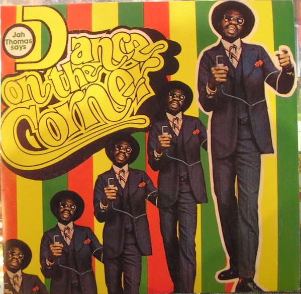 Image of Front Cover of 3444131S: LP - JAH THOMAS, Dance On The Corner (Abraham; AALP 1398, Canada 1990s Reissue)   VG+/VG