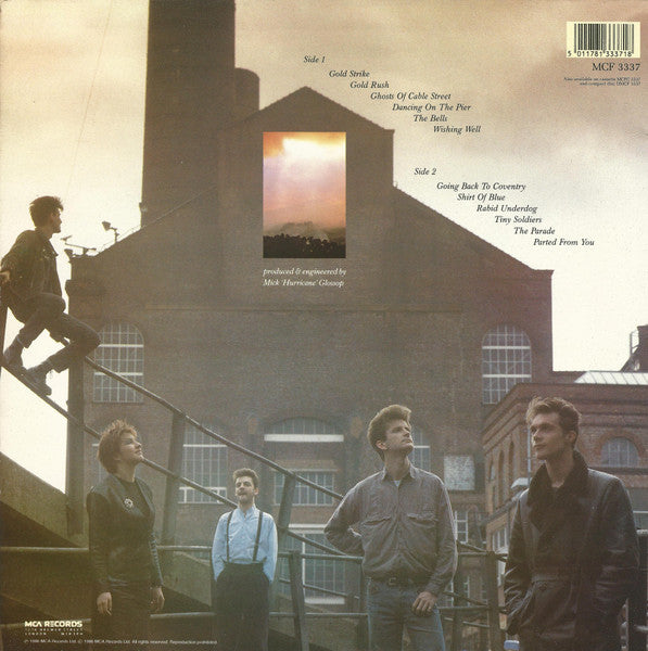 Image of Back Cover of 3414139C: LP - THE MEN THEY COULDN'T HANG, How Green Is The Valley (MCA Blue Rainbow; MCF 3337, UK 1986, Inner, Band Logo Labels)   VG+/VG