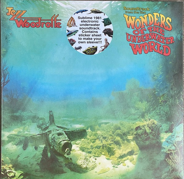 Image of Front Cover of 2445104S: LP - JEZZ WOODROFFE, (Soundtrack From The Film) Wonders Of The Underwater World (Trunk Records; JBH102LP, UK 2023 Reissue, Insert, Stickers)   EX/EX
