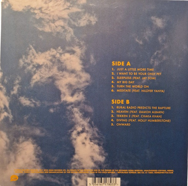 Image of Back Cover of LP - VG+/VG+ - BOMBAY BICYCLE CLUB, My Big Day (Mmm...Records; MMM601I, Europe 2023, Inner, Pink Vinyl), ,  - 3616270C