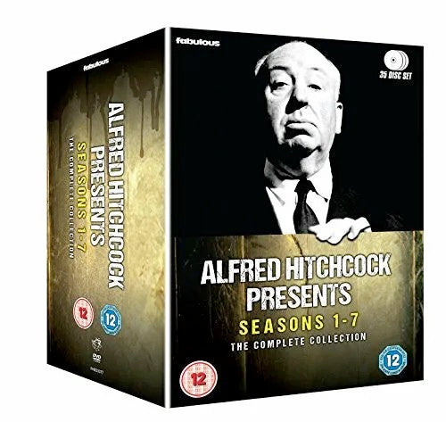 Image of Front Cover of 3414212C: 7xDVD - ALFRED HITCHCOCK, Alfred Hitchcock Presents - Seasons 1-7: The Complete Collection (, Europe 2015, Box Set)   VG+/VG+