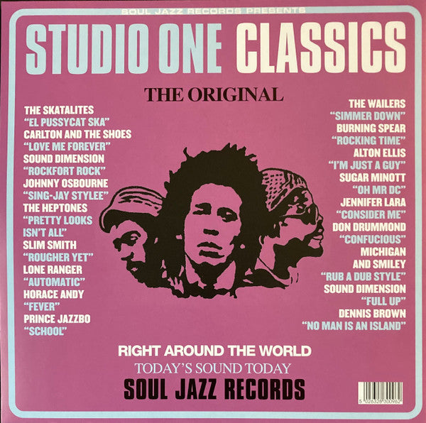Image of Back Cover of 2xLP - EX/EX - VARIOUS ARTISTS, Studio One Classics (RSD 2022) (Soul Jazz; SJRLP96C, UK 2022 Reissue, Gatefold, 2 Inners, Sticker, Limited Edition, RSD, Purple Vinyl), ,  - 2146314S