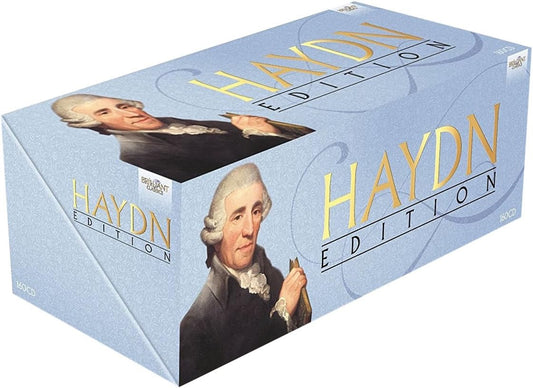 Image of Front Cover of 4035072E: 160xCD - JOSEPH HAYDN, Haydn Edition - The Complete Works (Brilliant Classics; 95594,  2017, Box Set, Inners)   VG+/VG+