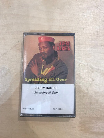 Image of Front Cover of 3524407E: Cassette - JERRY HARRIS, Spreading All Over (Proceedure; PLP-1001, US 1987) Very scarce original tape! Class!  EX/M