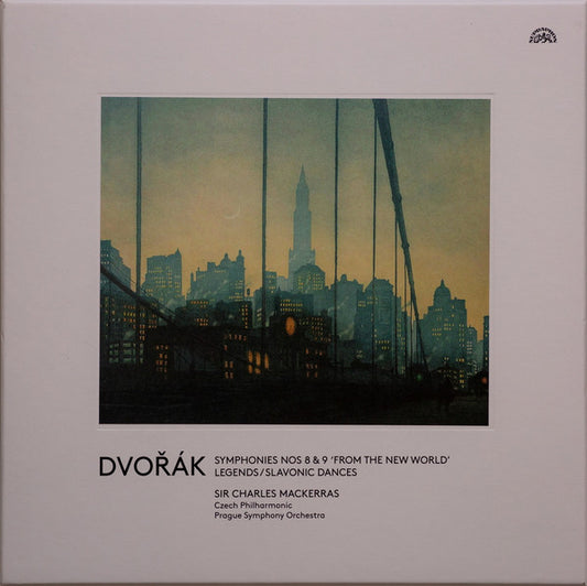 Image of Front Cover of 3424242E: 3xLP - SIR CHARLES MACKERRAS, CZECH PHILHARMONIC, PRAGUE SYMPHONY ORCHESTRA, Dvorak: Symphonies Nos 8 & 9 - Legends - Slavonic Dances (Supraphon; SU 4301-1, Czech Republic & Slovakia 2021, Box Set) Sealed  EX/EX