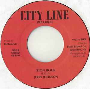 Image of Back Cover of 3824256E: 7" - WAYNE JARRETT/ JERRY JOHNSON, Come Let's Go/ Zion Rock (City Line Records; DKR-125, US 2023 Reissue)   /EX