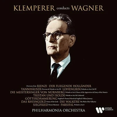 Image of Front Cover of 3424247E: 3xLP - PHILHARMONIA ORCHESTRA, OTTO KLEMPERER, Klemperer Conducts Wagner (Warner Classics; 5419757987, Germany 2023, Box Set, Booklet, 180g Remaster)   EX/EX