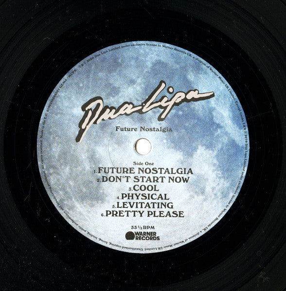 Image of Label Cover of LP - VG+/VG - DUA LIPA, Future Nostalgia (Warner Records; 0190295288501, Europe 2020, Gatefold, Insert & Black Inner , Black Vinyl), ,  - 3426209E