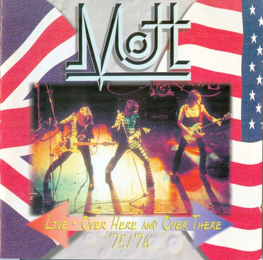 Image of Front Cover of 3414385C: 2xCD - MOTT, Live - Over Here And Over There '75/'76 (Angel Air; SJPCD025, UK 1998, Jewel Case)   VG+/VG+