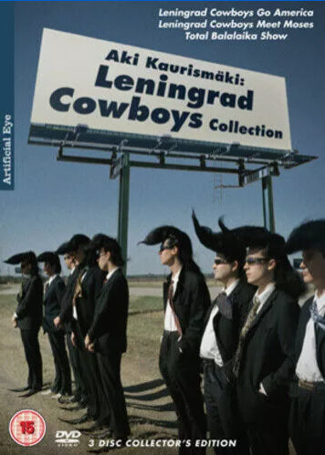 Image of Front Cover of 3454114S: 3xDVD - AKI KAURISM KI, The Leningrad Cowboys (Dolby digital; , UK 2007, Boxset) Strong VG+  VG+/VG+