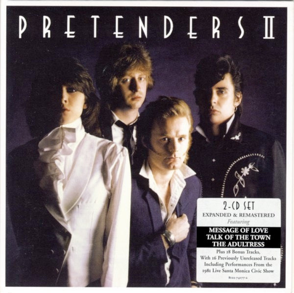 Image of Front Cover of 3434146E: 2xCD - PRETENDERS, Pretenders II (Real Records; 8122-74177-2, Europe 2006 Reissue, Double Gatefold) was sealed, opened in shop   EX/EX