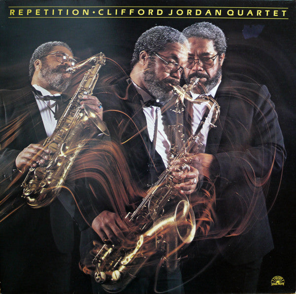 Image of Front Cover of 3524007E: LP - CLIFFORD JORDAN QUARTET, Repetition (Soul Note; SN 1084, Italy 1984, Laminated Sleeve)   VG+/VG