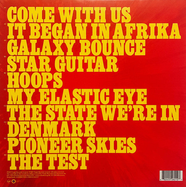 Image of Back Cover of 3544016S: 2xLP - THE CHEMICAL BROTHERS, Come With Us (Universal Music; 5526212, Europe 2023 Reissue, Gatefold, 2 Inners, Yellow Vinyl) Opened Instore, Still In Shrinkwrap  VG+/VG+