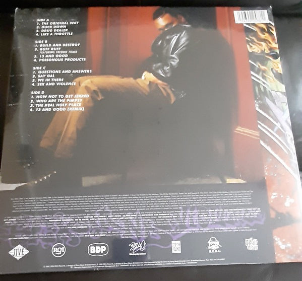 Image of Back Cover of 3514147C: 2xLP - BOOGIE DOWN PRODUCTIONS, Sex And Violence (Get On Down; GET51515-LP, Europe 2024 Reissue, Purple Splatter Vinyl)   NEW/NEW