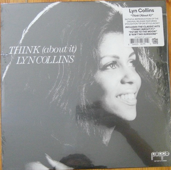 Image of Front Cover of 3514148C: LP - LYN COLLINS, Think (About It) (Get On Down; GET 54071-LP, US 2024 Reissue)   NEW/NEW