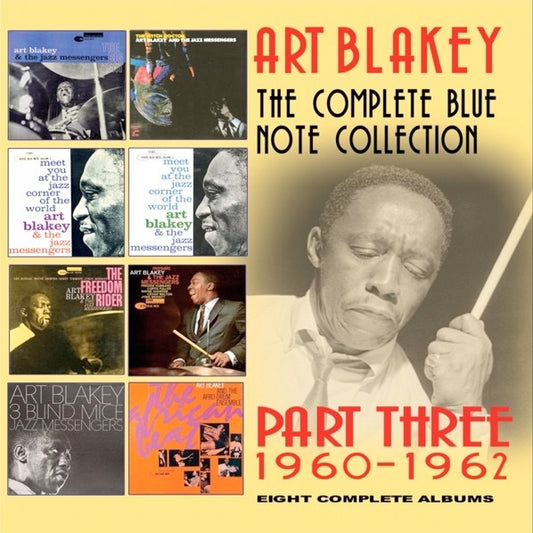 Image of Front Cover of 3514151C: 4xCD - ART BLAKEY, The Complete Blue Note Collection Part Three 1960-1962 - Eight Complete Albums (Enlightenment; EN4CD9062, UK 2015, Double CD Case)   VG+/VG+