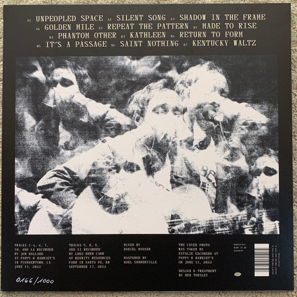 Image of Back Cover of 3544121S: LP - DANIEL ROSSEN, Live In Pioneertown & Santa Fe (Warp Records; WARPLP363, US 2023, Inner)   VG+/VG+