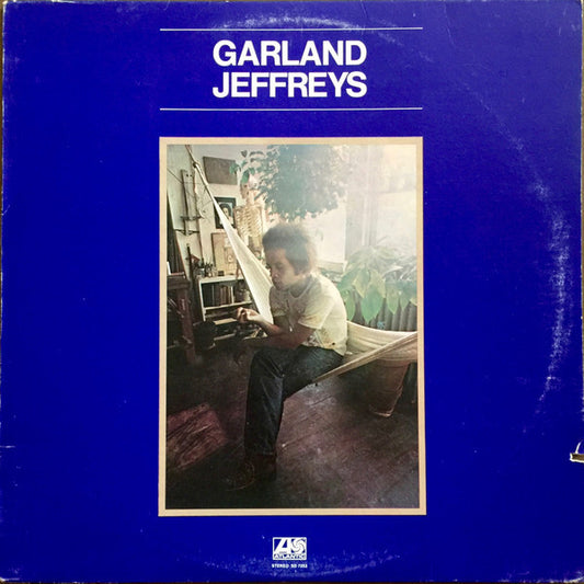 Image of Front Cover of 3544111S: LP - GARLAND JEFFREYS, Garland Jeffreys (Atlantic; SD 7253, US 1973, Company Sleeve, Richmond Pressing) Vinyl is Strong VG, Sleeve is worn with ring wear, edge wear and sticker damage but is nicely intact  G+/VG