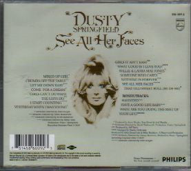 Image of Back Cover of 3534091E: CD - DUSTY SPRINGFIELD, See All Her Faces (Philips; 586 009-2, UK & Europe 2002)   EX/EX