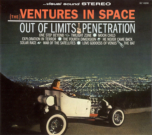 Image of Front Cover of 3534095E: CD - THE VENTURES, Ventures In Space (Sundazed Music; SC 6290, US 2012)   EX/EX