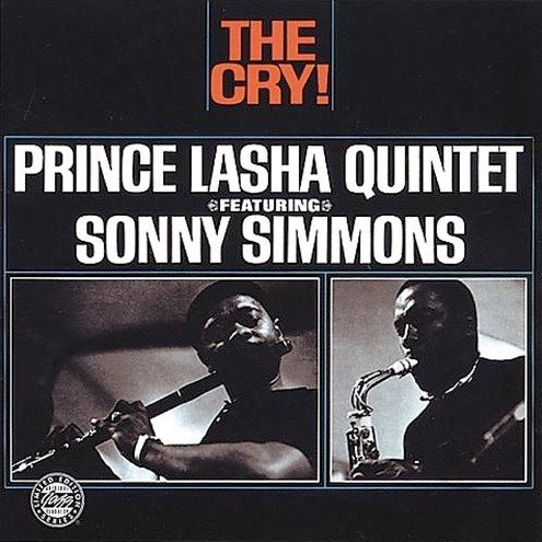 Image of Front Cover of 3514202C: CD - PRINCE LASHA QUINTET FEATURING SONNY SIMMONS, The Cry! (Original Jazz Classics; OJCCD-1945-2, US 2001 Reissue, Jewel Case)   VG+/VG+