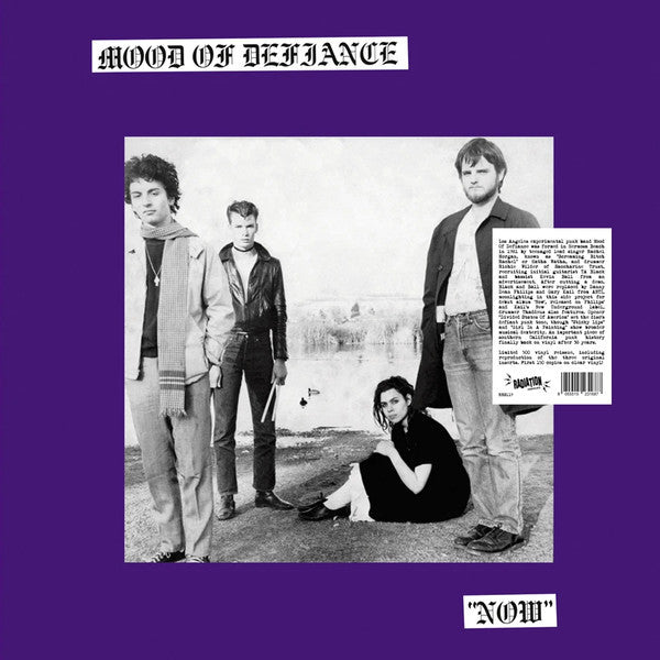 Image of Front Cover of 3544128S: LP - MOOD OF DEFIANCE, Now (Radiation Reissues; RRS119, US 2020, Insert, Clear Vinyl, Numbered Limited Edition of 150) No 125  VG+/VG+