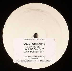 Image of Front Cover of 3524289E: 12" - QUESTION MARKS, Swingbeat (More 2 Da Floor; M2DF007, UK 2005, Stamped White Label, Plain Sleeve)   /VG