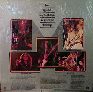 Image of Back Cover of 2514142C: LP - DEEP PURPLE, Made In Europe (Warner Bros. Records; PR 2995, US 1976, Single Sleeve, Jacksonville Pressing) Cut-out (notched)  VG/VG+