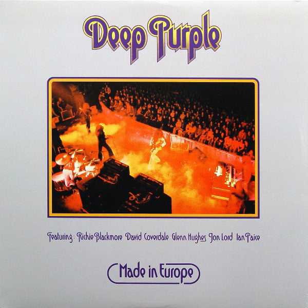 Image of Front Cover of 2514142C: LP - DEEP PURPLE, Made In Europe (Warner Bros. Records; PR 2995, US 1976, Single Sleeve, Jacksonville Pressing) Cut-out (notched)  VG/VG+