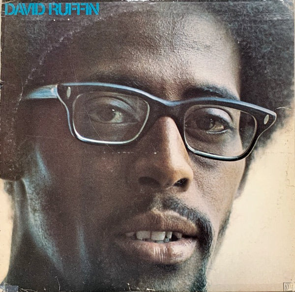 Image of Front Cover of 3514222C: LP - DAVID RUFFIN, David Ruffin (Motown; M 762L-DJ, US 1973, Promo) Record slightly dished. Sleeve has split and damaged spine; some corner wear too  G+/G+