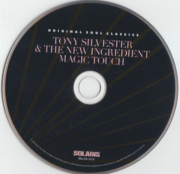 Image of Label of 3554009S: CD - TONY SILVESTER & THE NEW INGREDIENT, Magic Touch (Solaris; SOL-CD-1212,  2014)   VG+/VG+