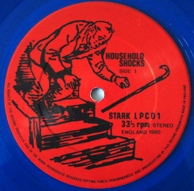 Image of Label of 3524385E: 12" - VARIOUS, Household Shocks (Stark Products; LPC01, UK 1980)   VG+/VG