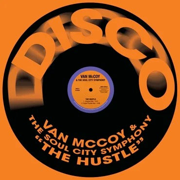 Image of Front Cover of 3514237C: 12" - VAN MCCOY, The Hustle (Tommy Boy; AVCO-2018-1, UK 2022 Reissue, Company Sleeve, Record Store Day 2022) Hype stickered shrink-wrap  VG+/EX