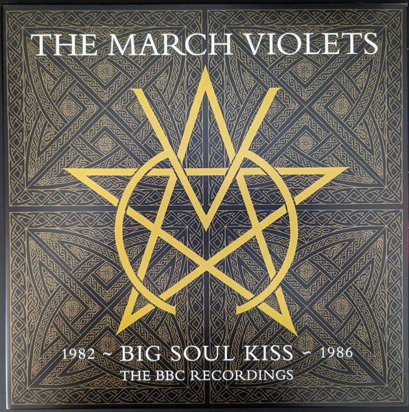 Image of Front Cover of 3514249C: 2xLP - THE MARCH VIOLETS, Big Soul Kiss: The BBC Recordings (Jungle Records; FREUDLP132Y, UK 2022, Gatefold, Citrine Yellow Vinyl) Still in hype stickered sleeve.  VG+/EX